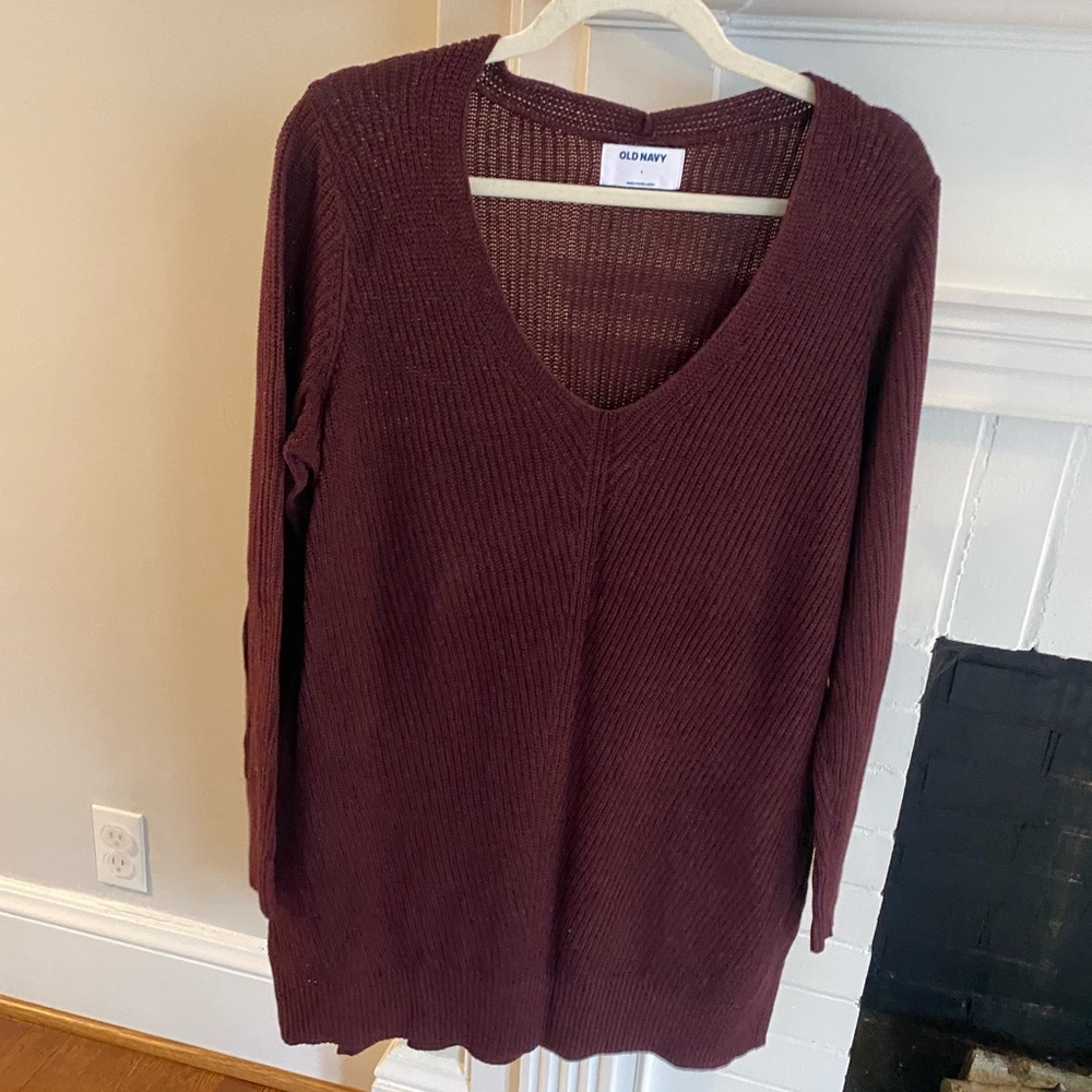 Old Navy Purple Tunic Sweater Size Large